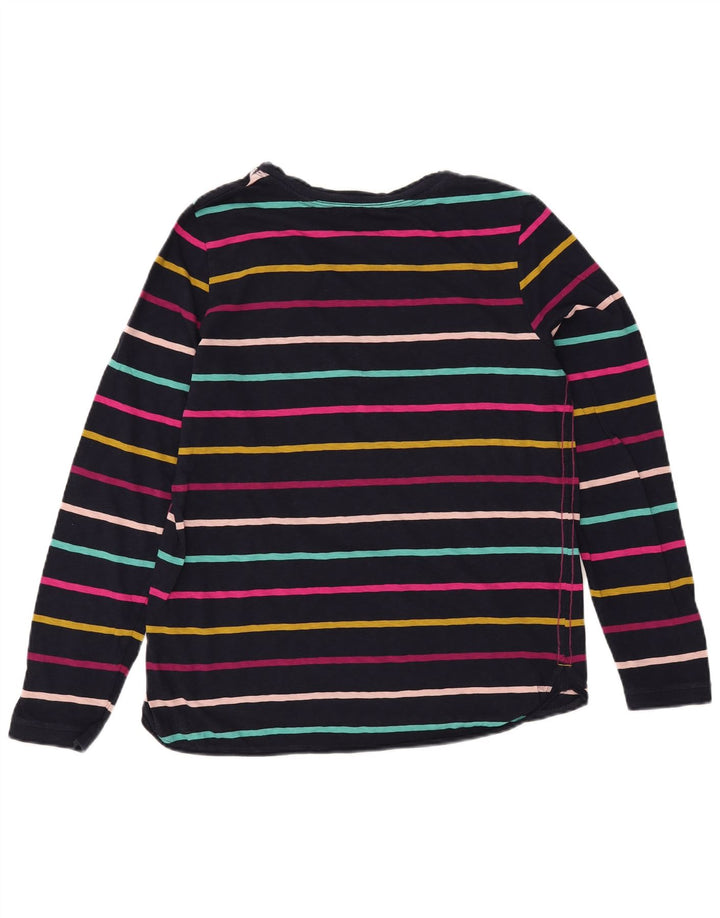 WHITE STUFF Damen Top Langarm UK 14 Large Marineblau gestreift