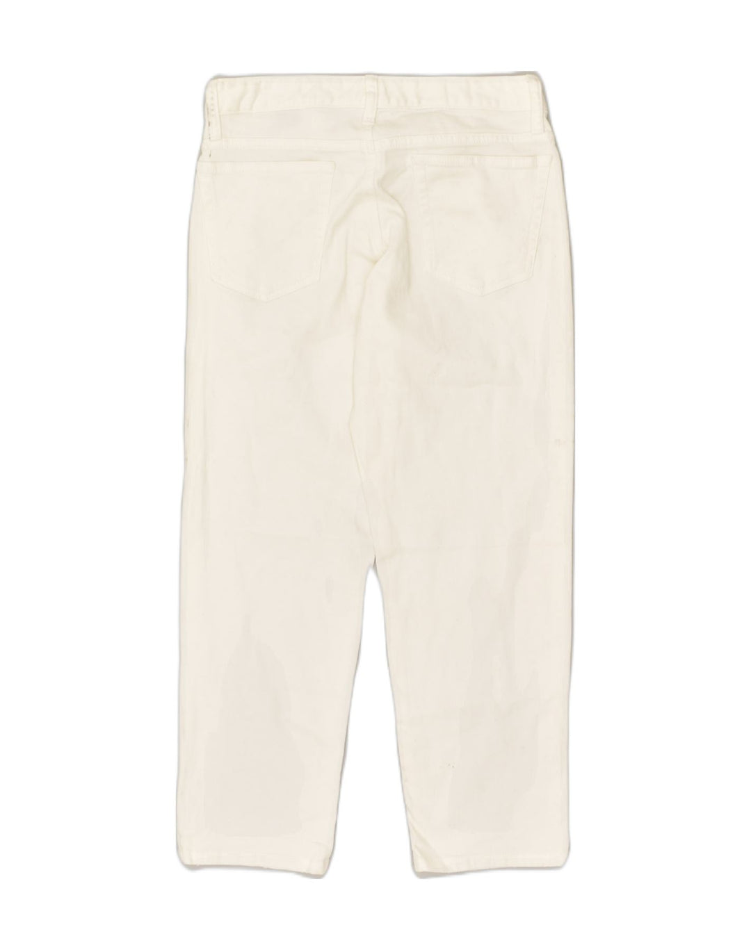 EDDIE BAUER Womens Boyfriend Relaxed Fit Casual Trousers W30 L26 White | Vintage Eddie Bauer | Thrift | Second-Hand Eddie Bauer | Used Clothing | Messina Hembry 