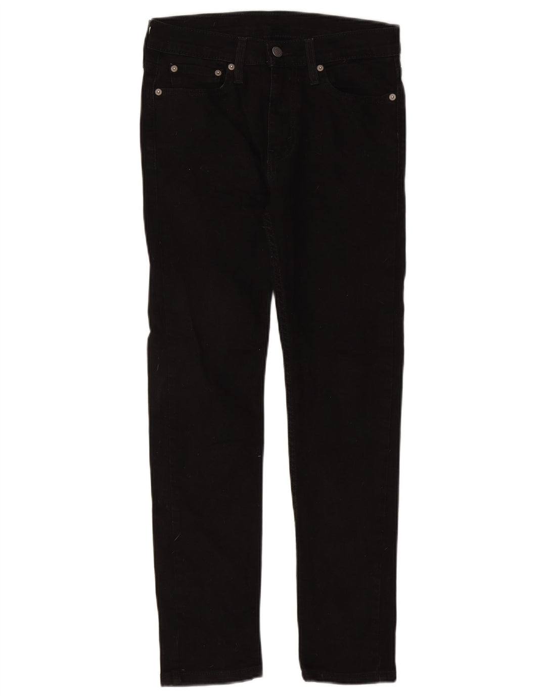 LEVI'S Damen 510 Skinny Jeans W29 L27 Schwarze Baumwolle