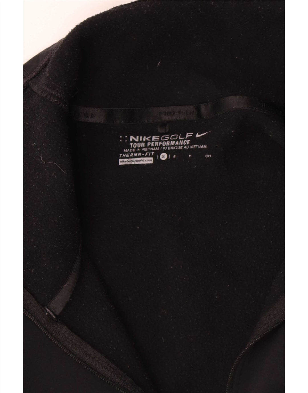 Nike Damen Therma-Fit Trainingsanzug Top Jacke UK 10 Small Schwarz Polyester