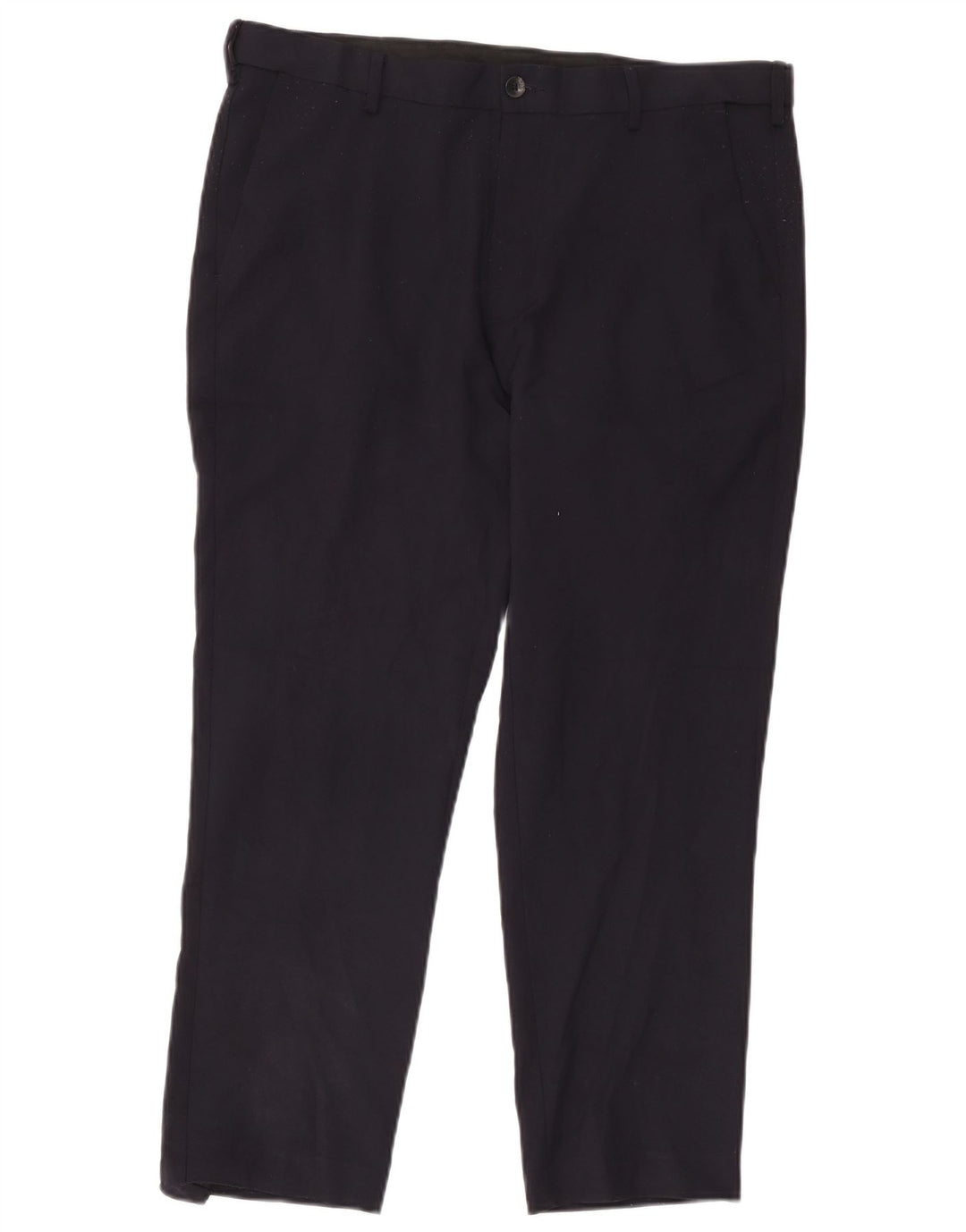 Marks & Spencer Herren-Chinohose mit normaler Passform, W36 L27, marineblaues Polyester