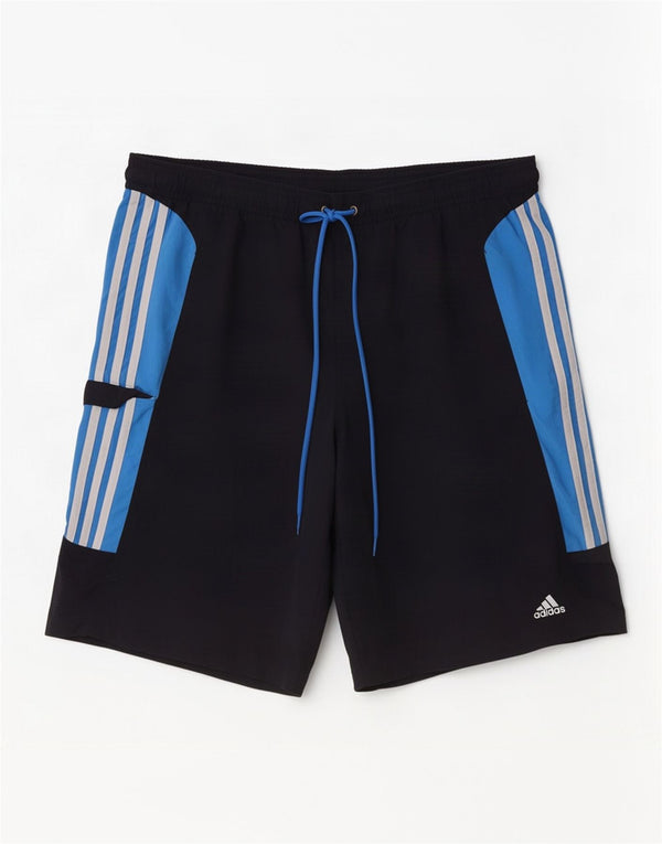 Adidas Herren Cargo-Badeshorts, groß, marineblau, Farbblock-Polyester