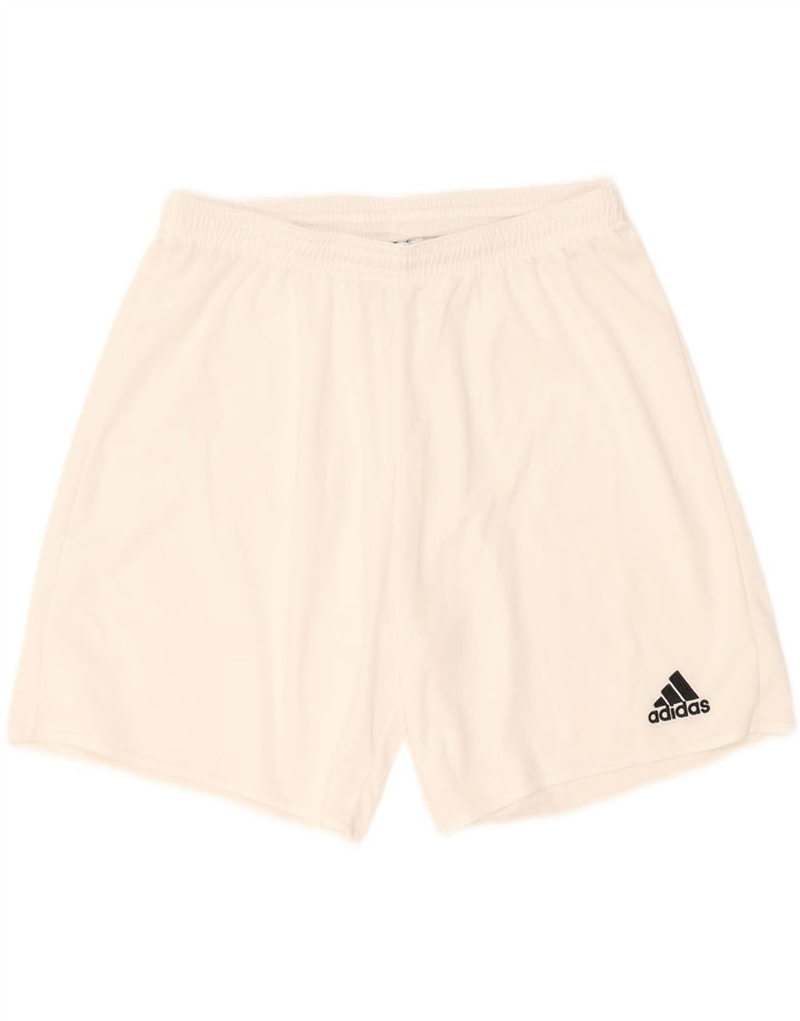 Adidas Herren Sportshorts, groß, aus weißem Polyester