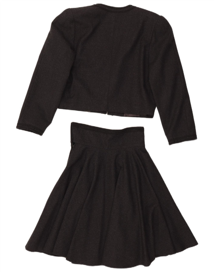 Griffe Damen 2-teiliges Rockset UK 10 Small W26 Graue Wolle