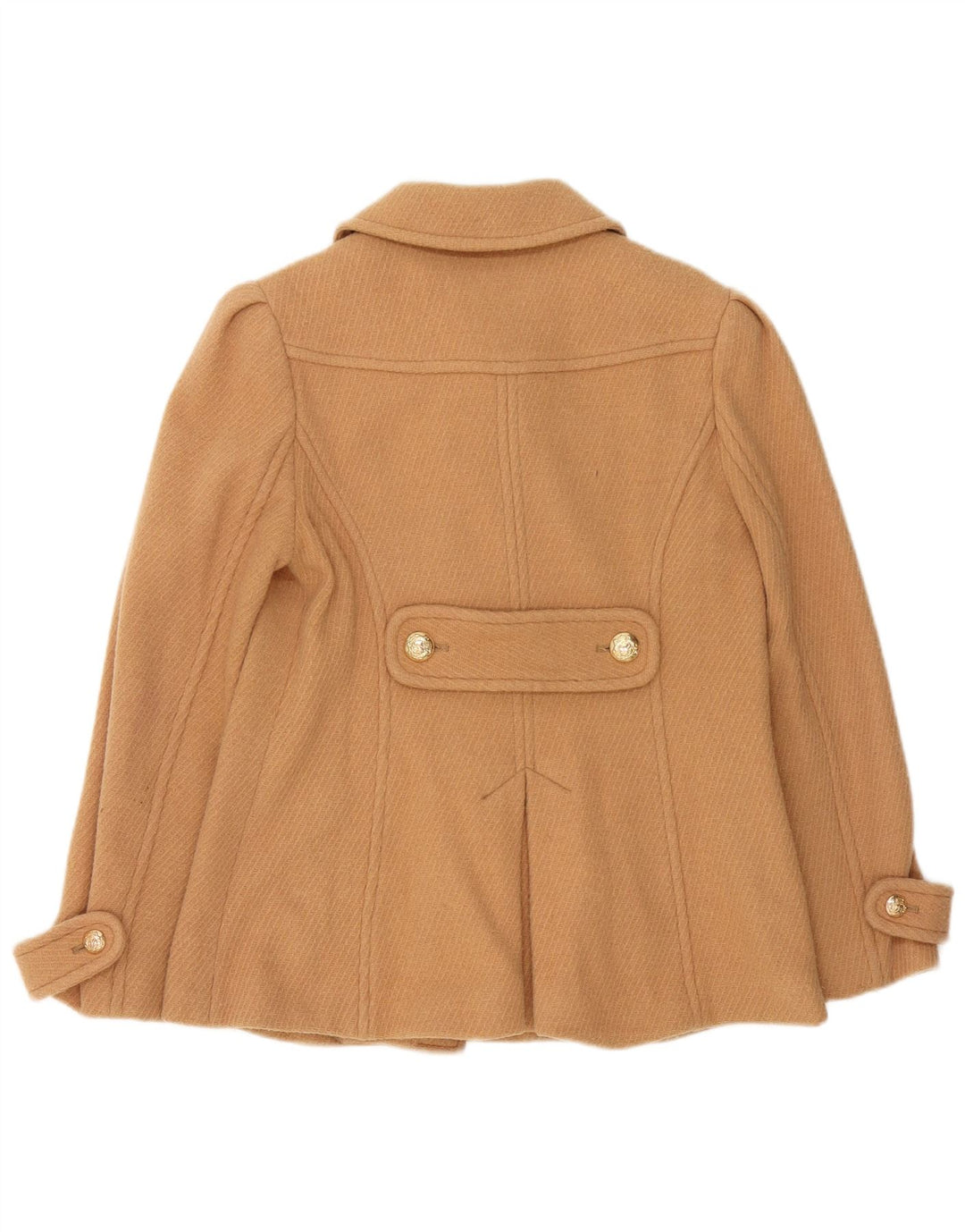 Juicy Couture Damen Duffle Jacket UK 12 Mittelbraune Wolle