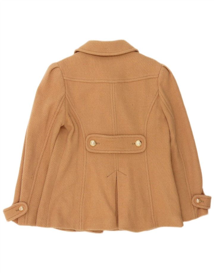 Juicy Couture Damen Duffle Jacket UK 12 Mittelbraune Wolle
