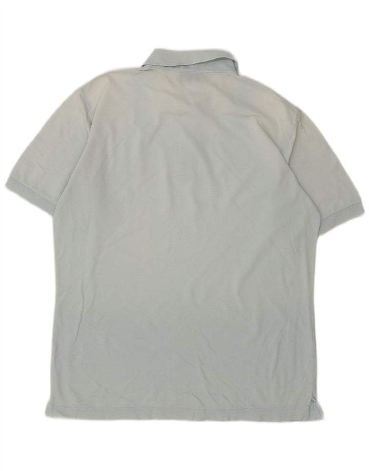 Sergio Tacchini Herren-Poloshirt aus mittelblauer Baumwolle