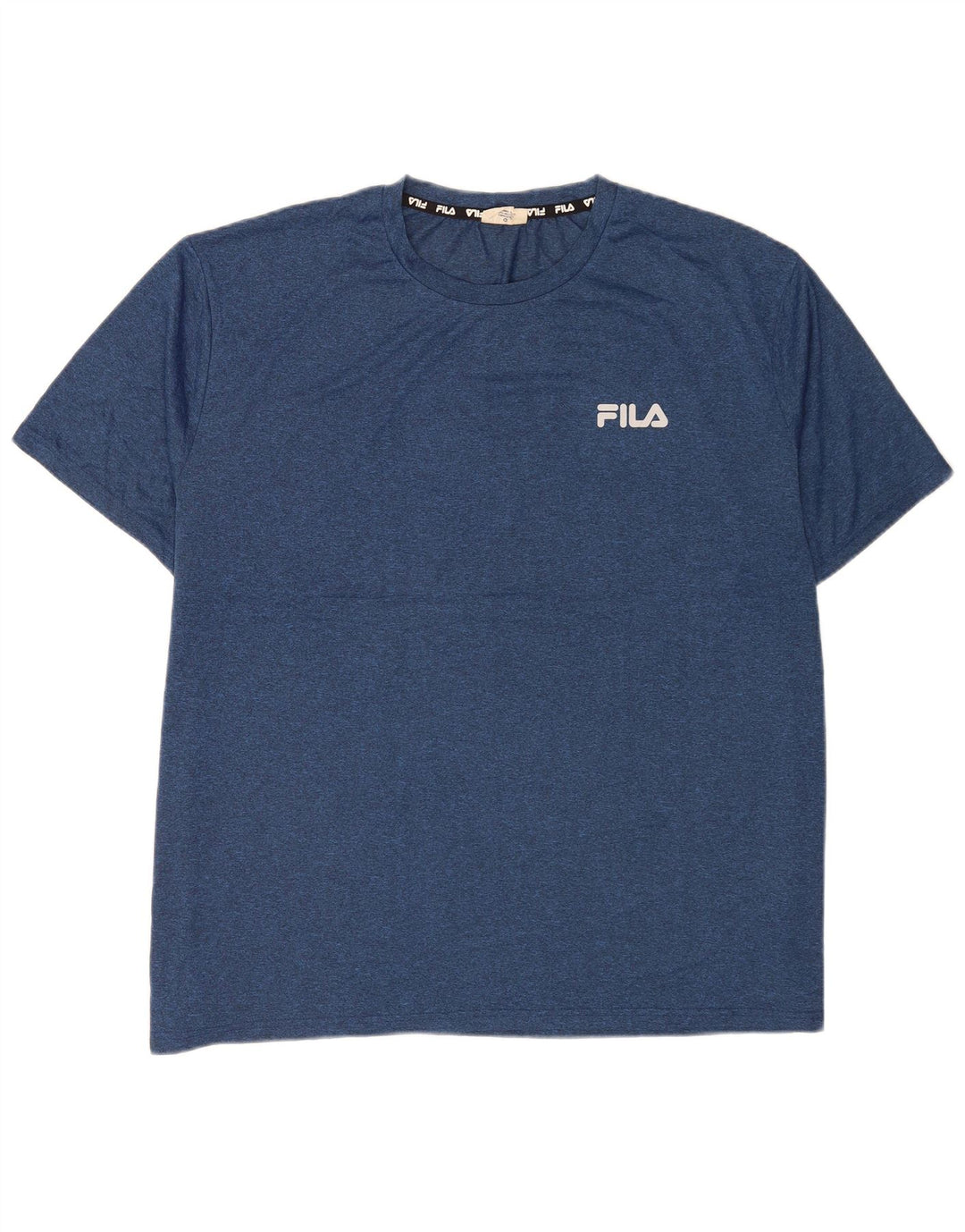 Fila Herren T-Shirt Top 4XL Marineblau Polyester