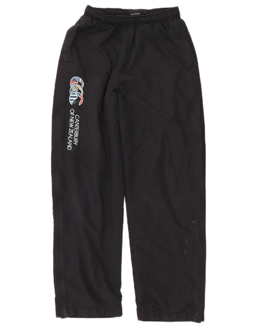 Canterbury Jungen-Trainingshose mit Grafik, 13–14 Jahre, schwarzes Polyester
