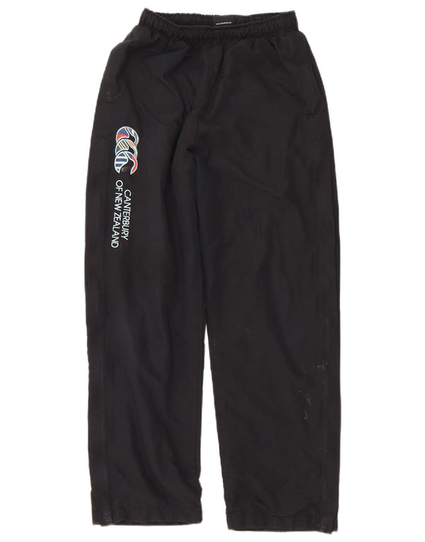 Canterbury Jungen-Trainingshose mit Grafik, 13–14 Jahre, schwarzes Polyester