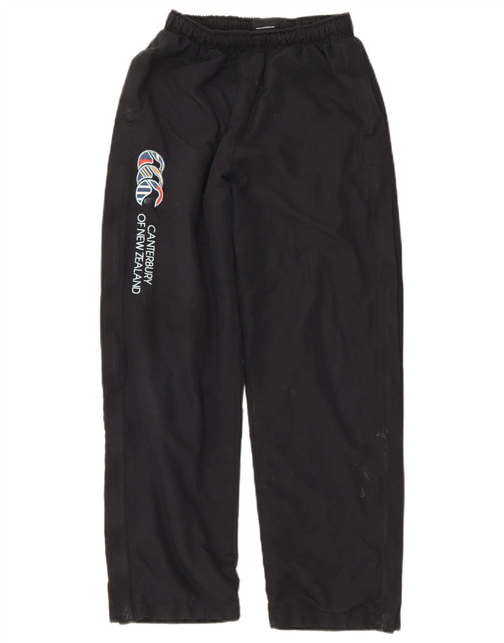 Canterbury Jungen-Trainingshose mit Grafik, 13–14 Jahre, schwarzes Polyester