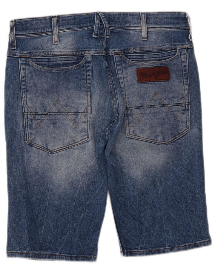 Wrangler Herren-Crank-Jeansshorts W30 aus mittelblauer Baumwolle