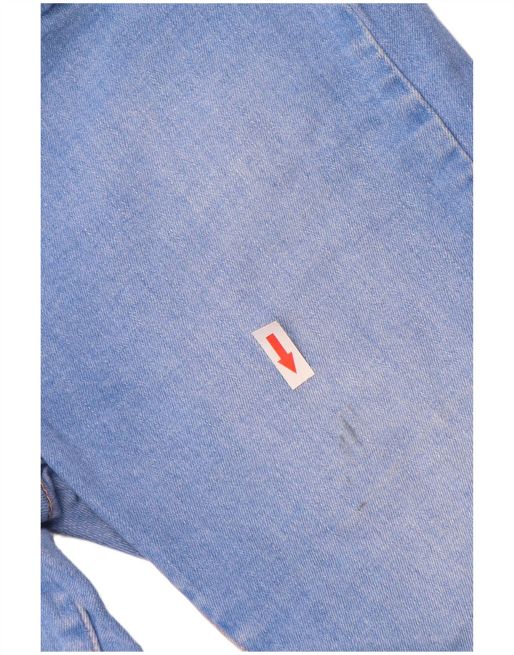 Superdry Damen Elana Skinny Jeansshorts W30 mittelblaue Baumwolle