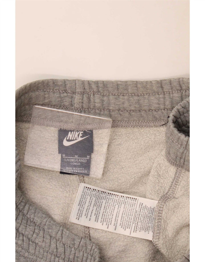 Nike Herren-Trainingshose aus mittelgrau gefleckter Baumwolle