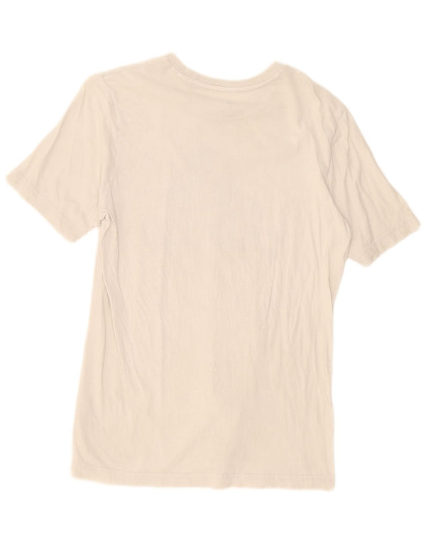 Adidas Herren Grafik T-Shirt Top Small Weiß Baumwolle