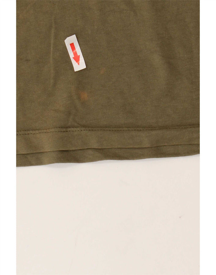 Jack & Jones Herren T-Shirt Top Large Khaki Baumwolle