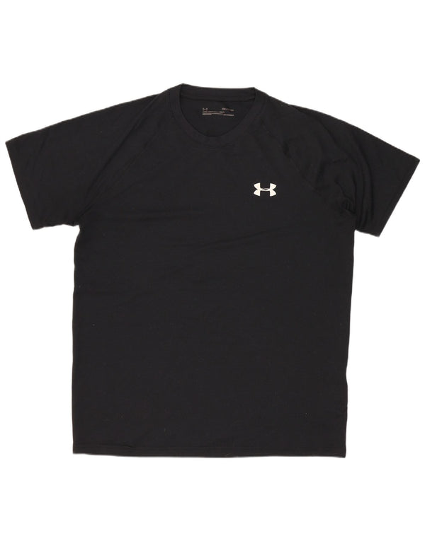 UNDER ARMOUR Herren Heat Gear T-Shirt Top Small Schwarz Polyester