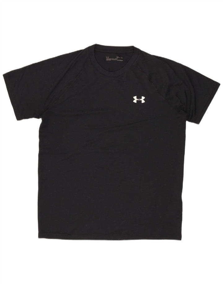 UNDER ARMOUR Herren Heat Gear T-Shirt Top Small Schwarz Polyester