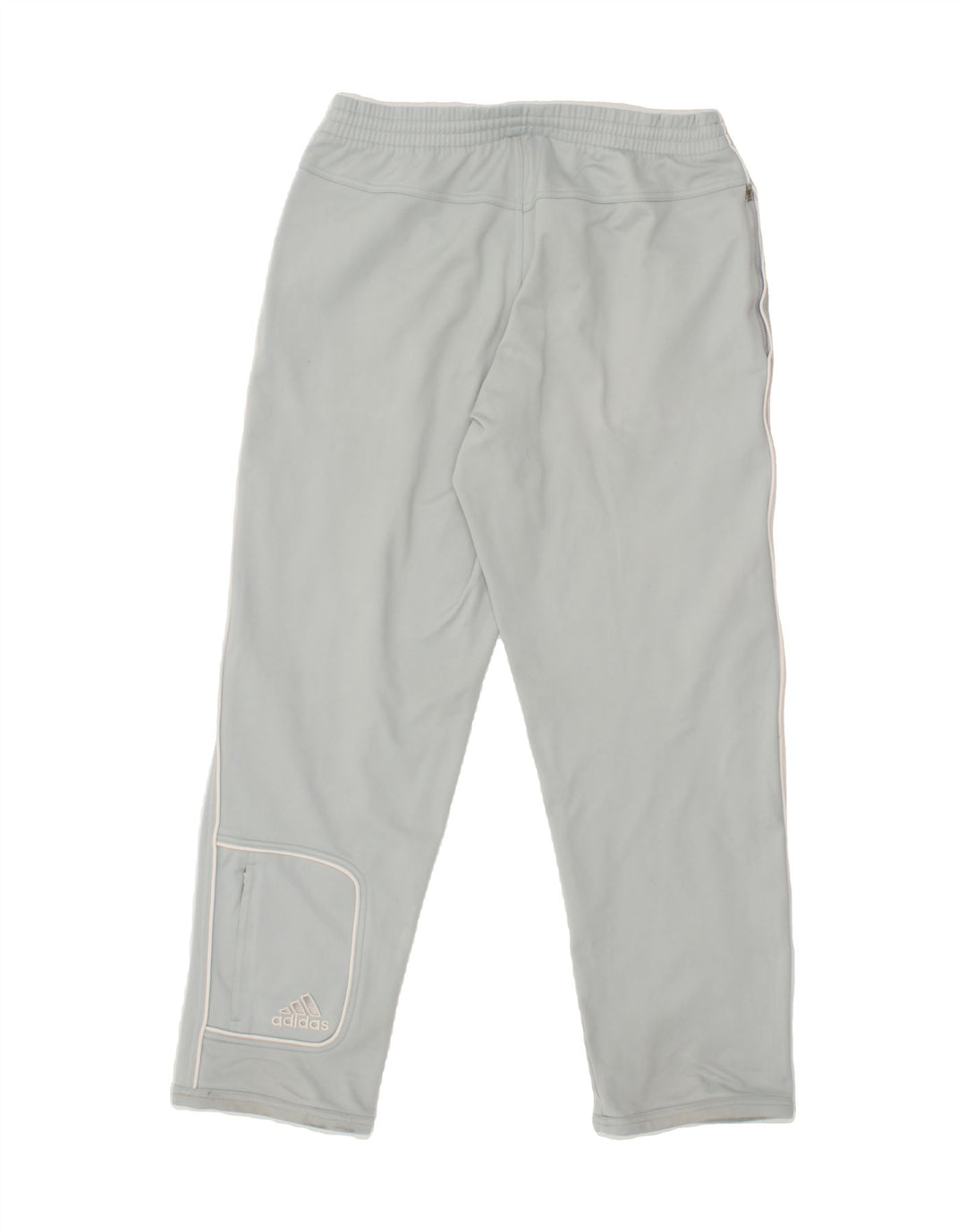 ADIDAS Mens Tracksuit Trousers UK 36/38 Small Blue Polyester Vintage Adidas and Second-Hand Adidas from Messina Hembry 
