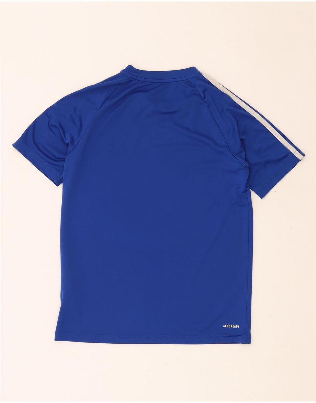 ADIDAS Aeroready T-Shirt-Oberteil für Jungen, 13–14 Jahre, blaues Polyester