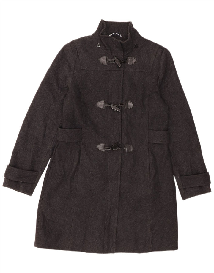 Nautica Damen Dufflecoat UK 14 Mittelschwarze Wolle