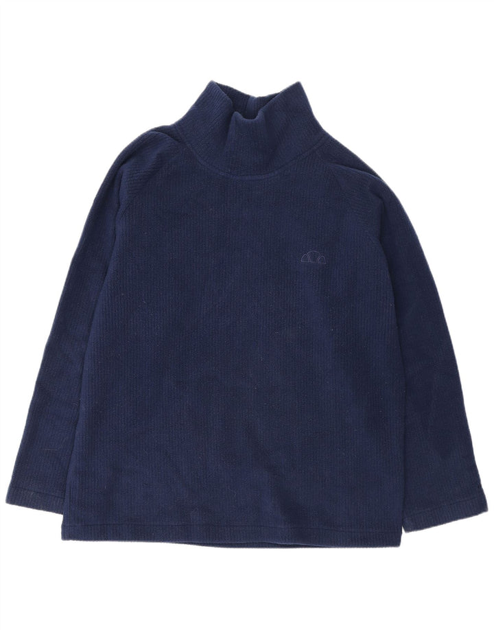 Ellesse Damen-Oversize-Fleece-Pullover, Größe L, Marineblau, Polyester