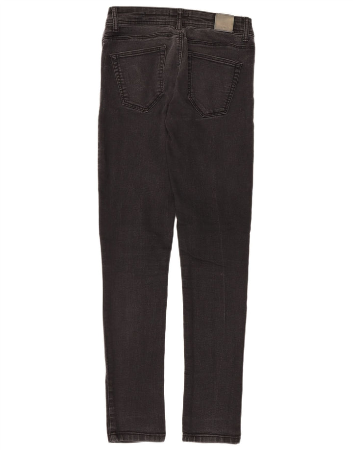 Bench Damen Skinny Jeans W27 L32 Schwarze Baumwolle