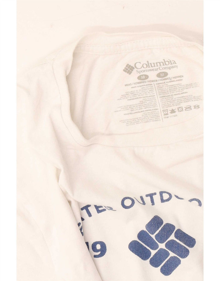 Columbia Herren-T-Shirt mit Grafik, mittelweiße Baumwolle