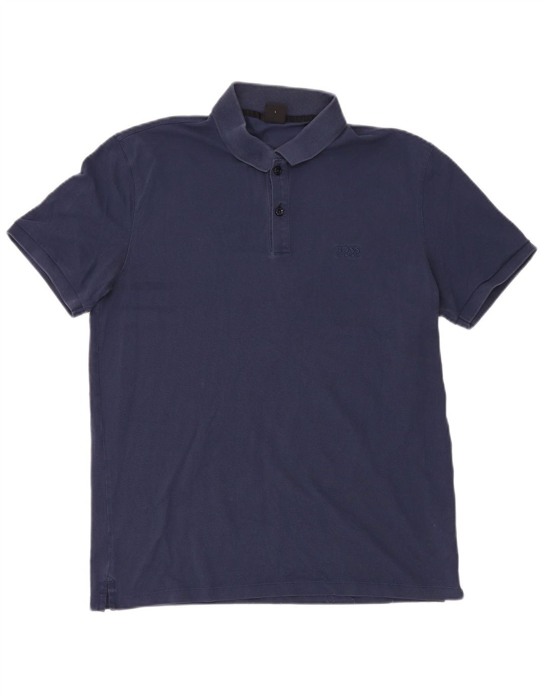 Hugo Boss Herren-Poloshirt, große marineblaue Baumwolle