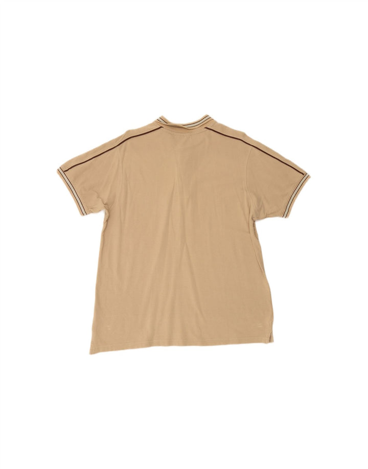 LOTTO Mens Polo Shirt XL Beige Cotton Vintage Lotto and Second-Hand Lotto from Messina Hembry 