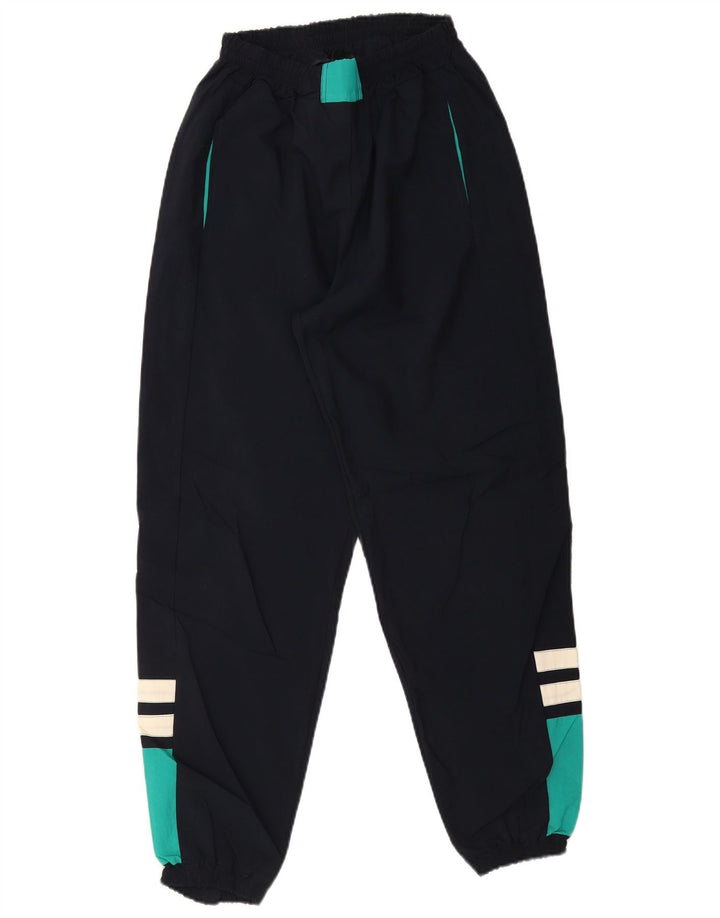 Vintage Herren-Trainingshose, Jogginghose, mittelgroß, Marineblau, Farbblock