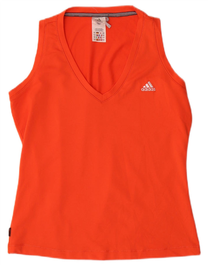 ADIDAS Damen Clima 365 Weste Top UK 14 Medium Orange