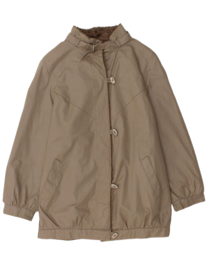 Vintage Damen Sherpa Windjacke EU 38 Mittelgrau
