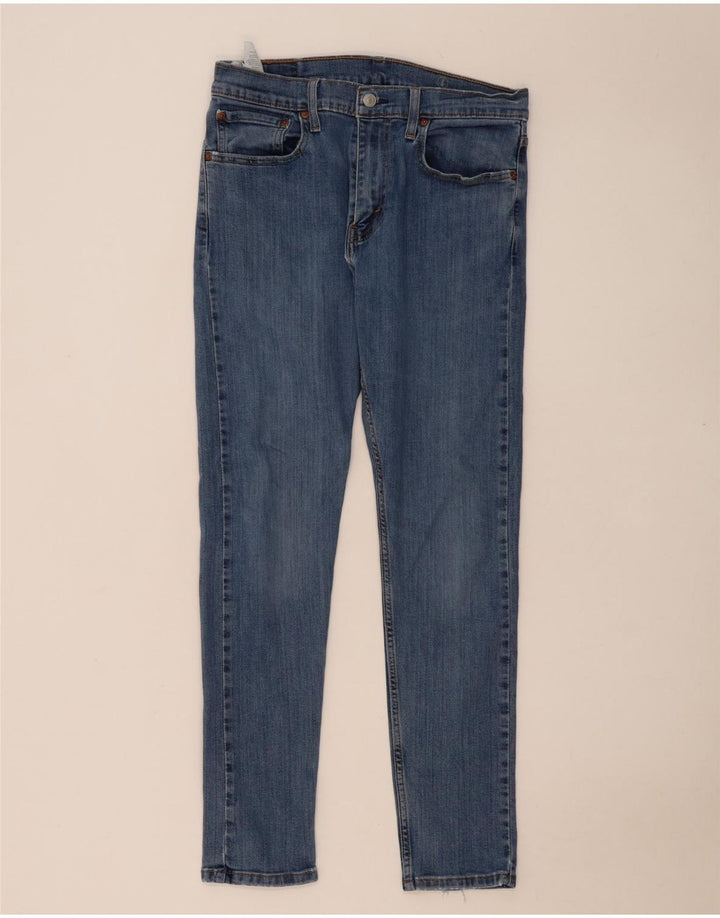 Levi's Herren 512 Slim Tapered Jeans W32 L32 Blaue Baumwolle