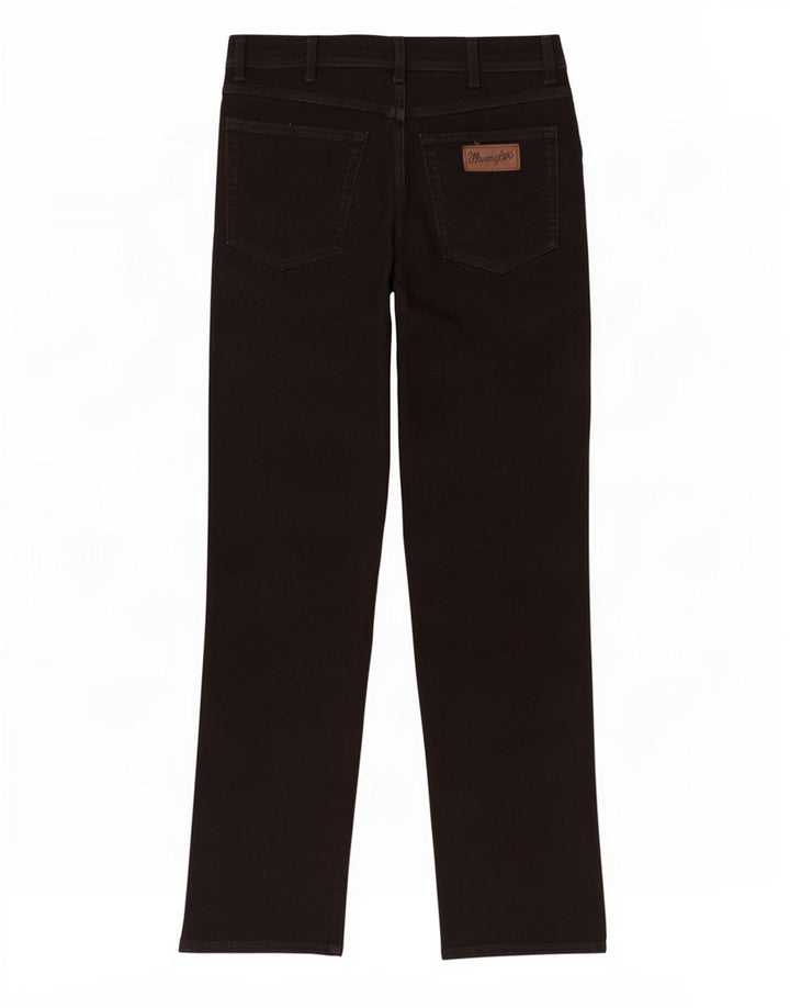 Wrangler Herren Straight Jeans W34 L34 Schwarze Baumwolle
