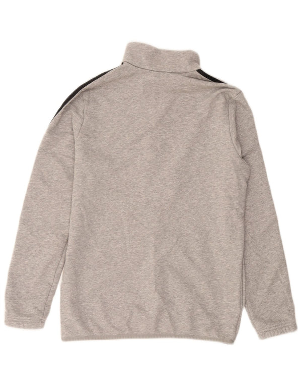 Adidas Jungen Primegreen Trainingsanzug-Top-Jacke, 13–14 Jahre, grau gefleckte Baumwolle