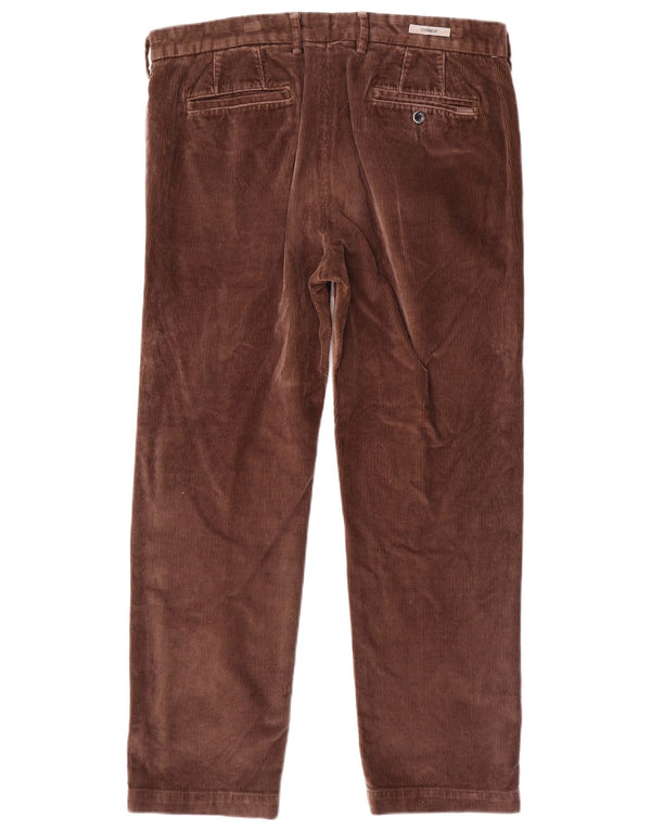 Gerade Herren-Cordhose von Marks & Spencer, braun, Baumwolle, W36, L29