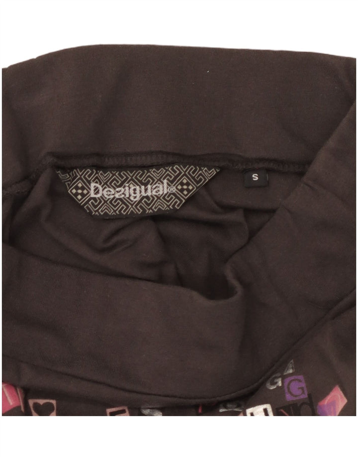 Desigual Damen Grafik-A-Linien-Rock, Größe S, W26, Grau