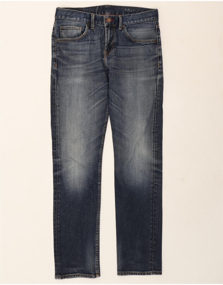 Tommy Hilfiger Herren Bleecker Straight Jeans W32 L32 Blaue Baumwolle