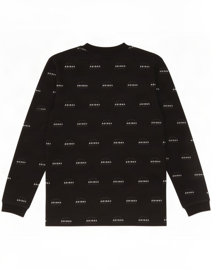 Adidas Herren Graphic Sweatshirt Pullover Small Schwarz Baumwolle
