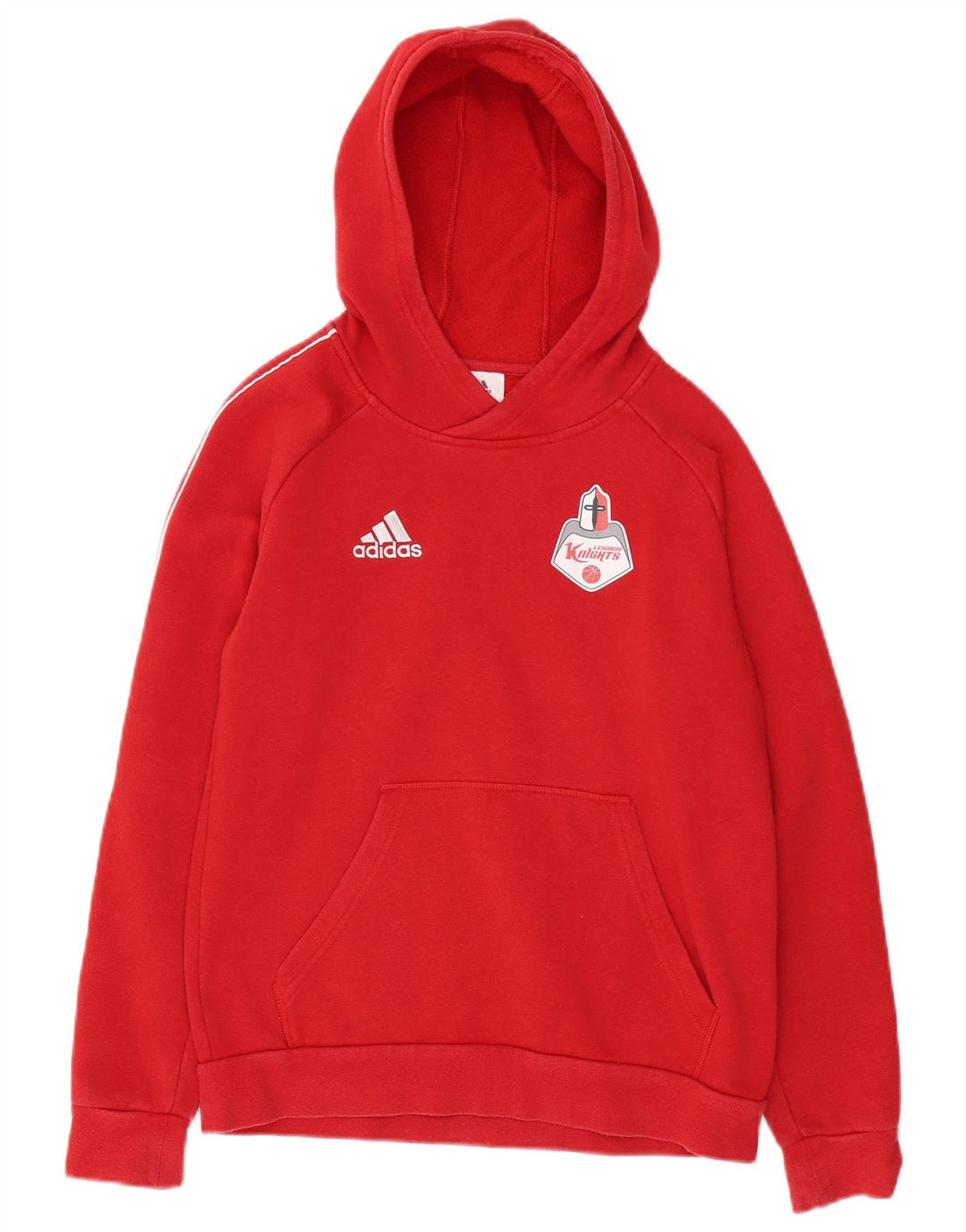 ADIDAS Jungen Legnano Basket Knights Kapuzenpullover, 13–14 Jahre, Rot