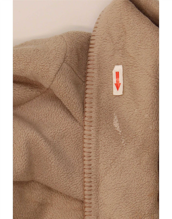 Marks & Spencer Damen Fleecejacke UK 16 Large Beige Polyester
