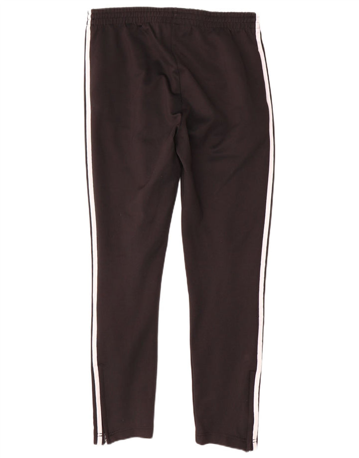 Adidas Damen Trainingshose UK 14 Mittelschwarze Baumwolle