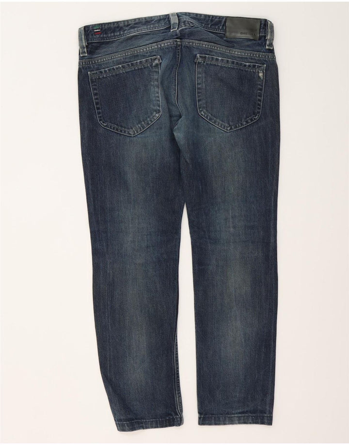 DIESEL Herren Thanaz Slim Jeans W34 L28 Blaue Baumwolle