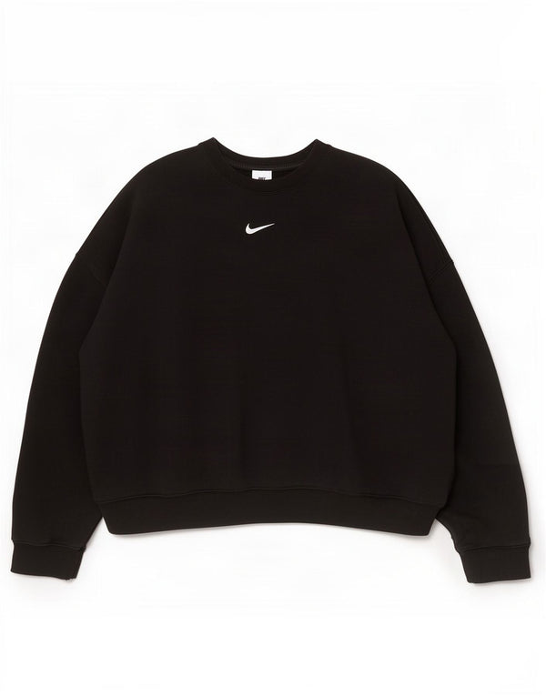 Nike Damen-Sweatshirt in Übergröße, Größe UK 18, XL, Schwarz, Baumwolle