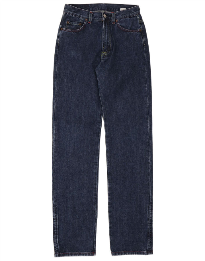Replay Damen Straight Jeans W25 L32 Blaue Baumwolle