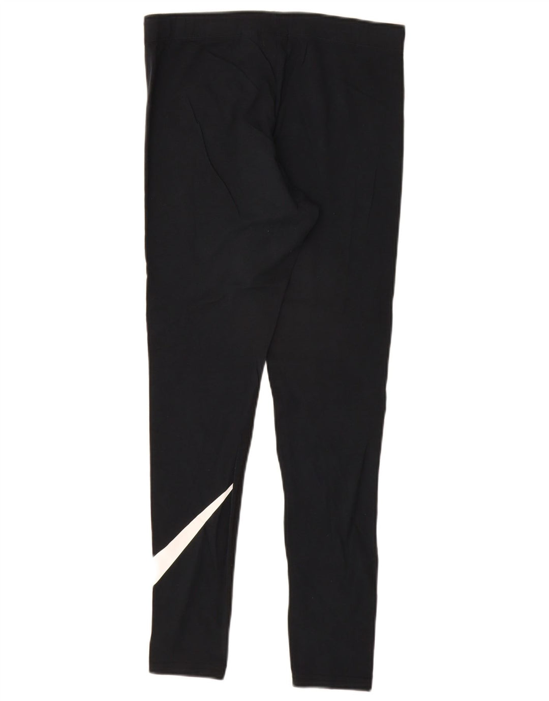 Nike Womens Graphic Leggings UK 12 Mittelschwarze Baumwolle