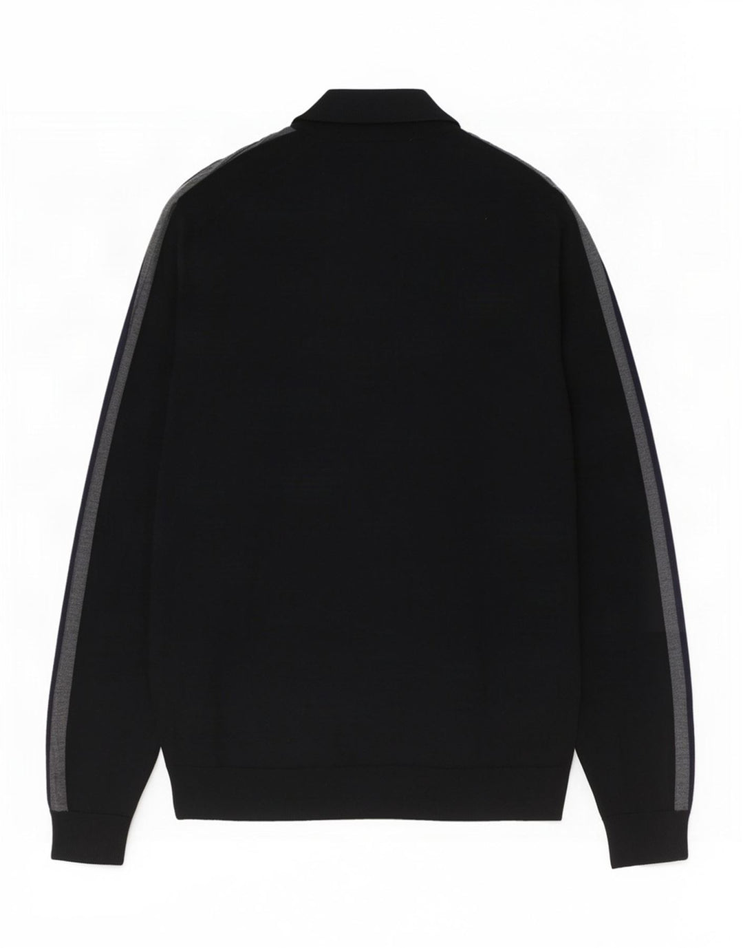 Marks & Spencer Herren-Pullover mit Reißverschluss am Hals, XL, Schwarz, Farbblock