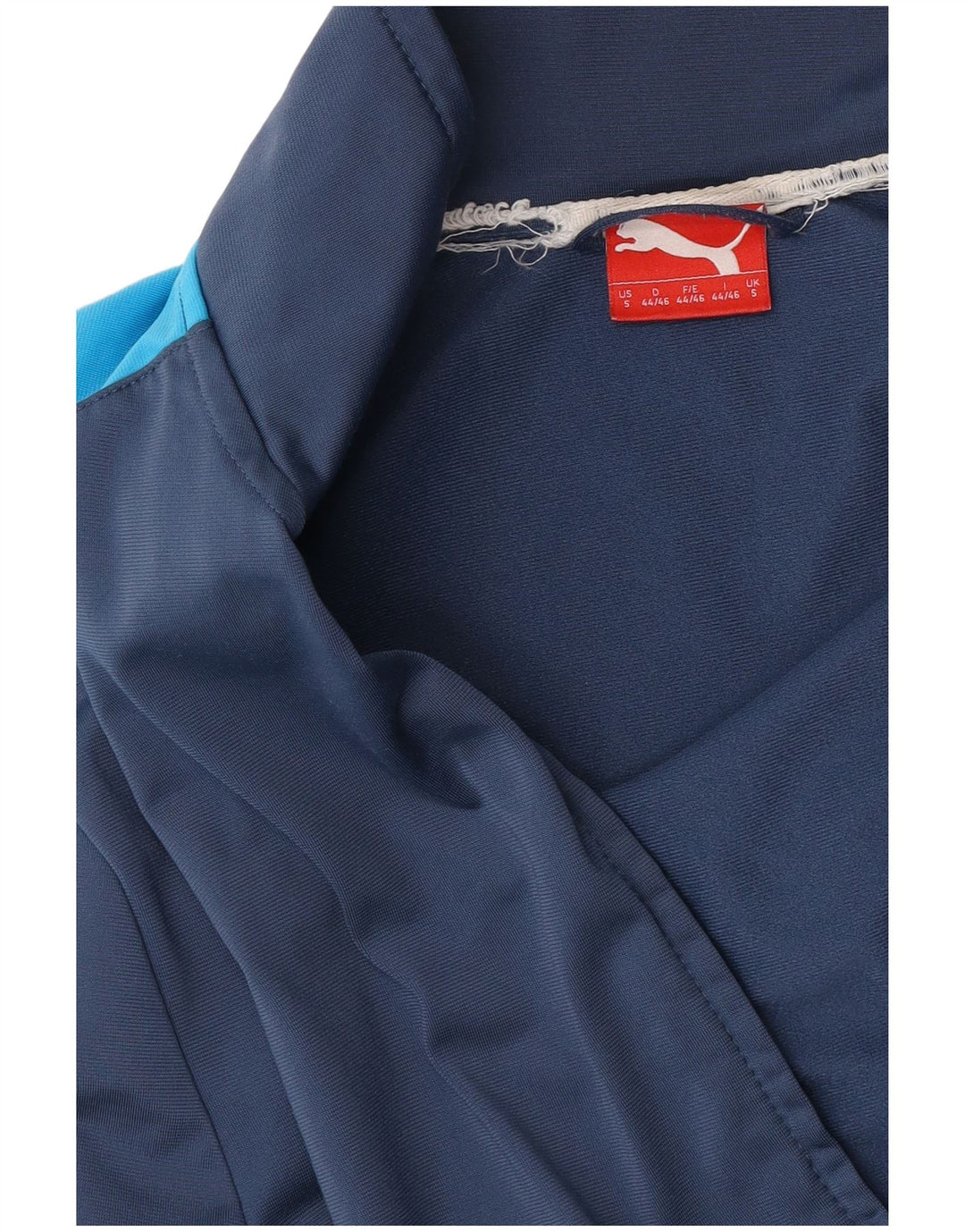 Puma Herren-Trainingsanzug-Top-Jacke, klein, Marineblau, Farbblock