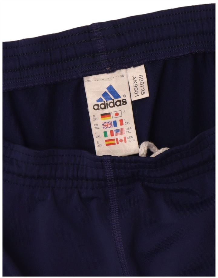 Adidas Herren Sportshorts 2XL Marineblau Polyester